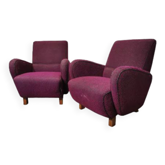 H-282 armchairs by Jindrich Halabala