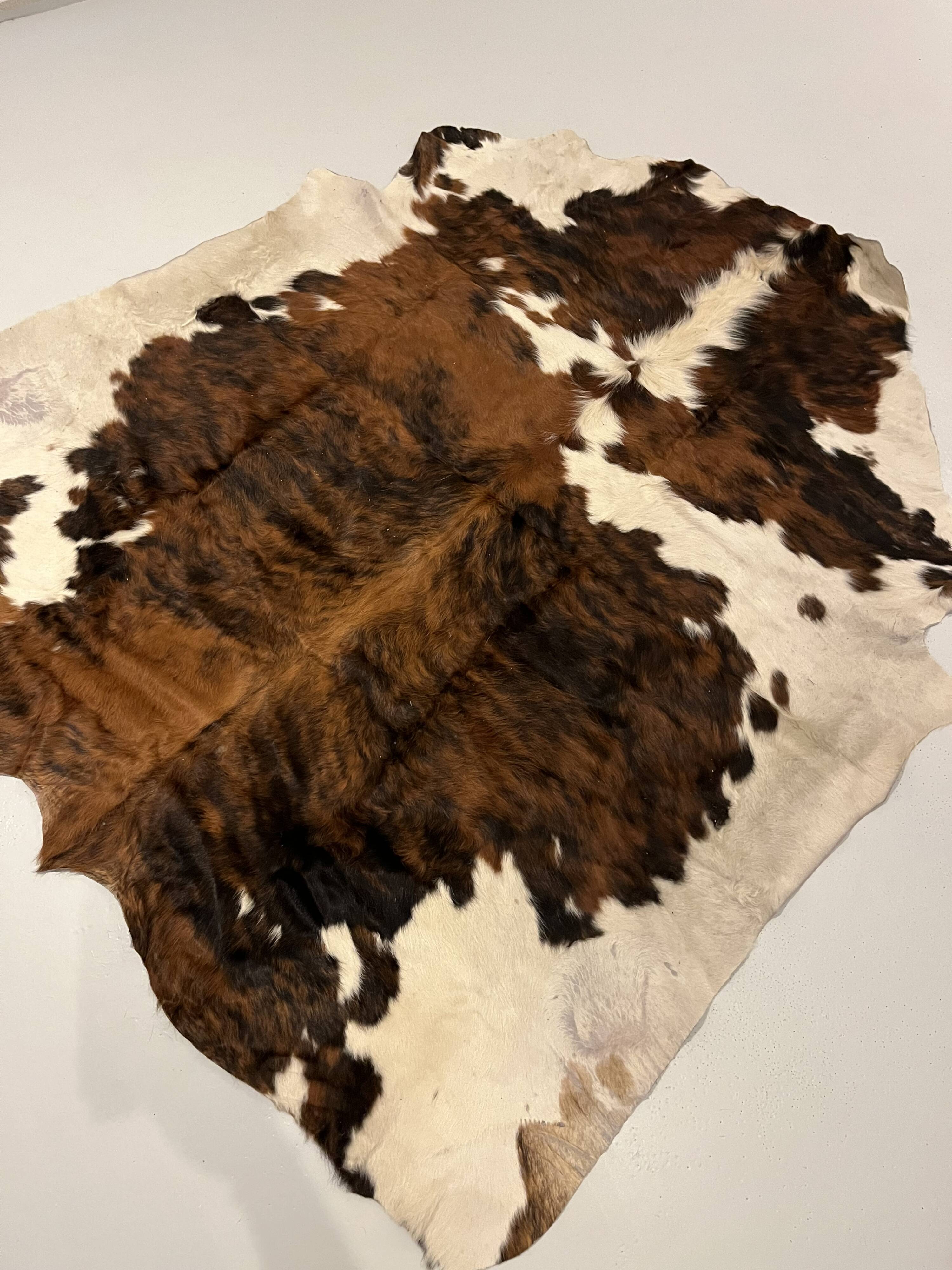 Genuine cowhide rug