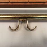 Vintage hat rack, wall-mounted clothes rack, produced in Sweden in the 1960s by Isakssons Habo