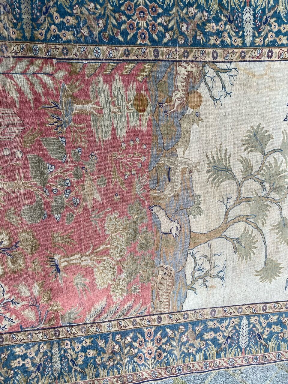 Old Turkish carpet Cesareh handmade 114x176 cm