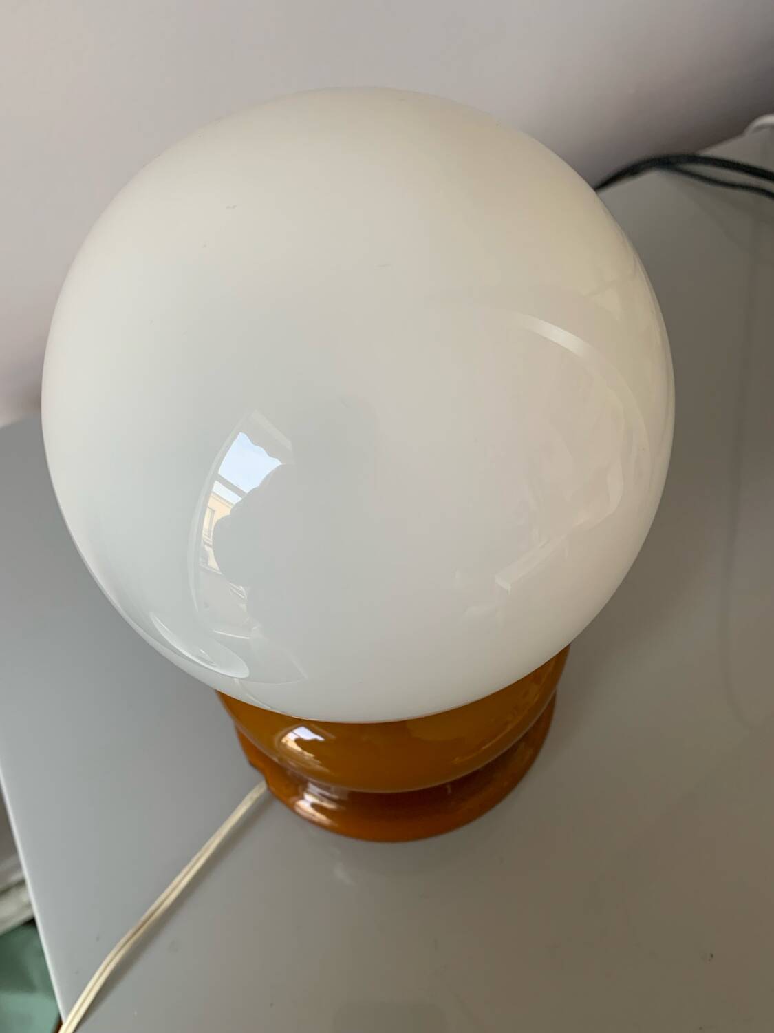 Vintage murano glass table lamp