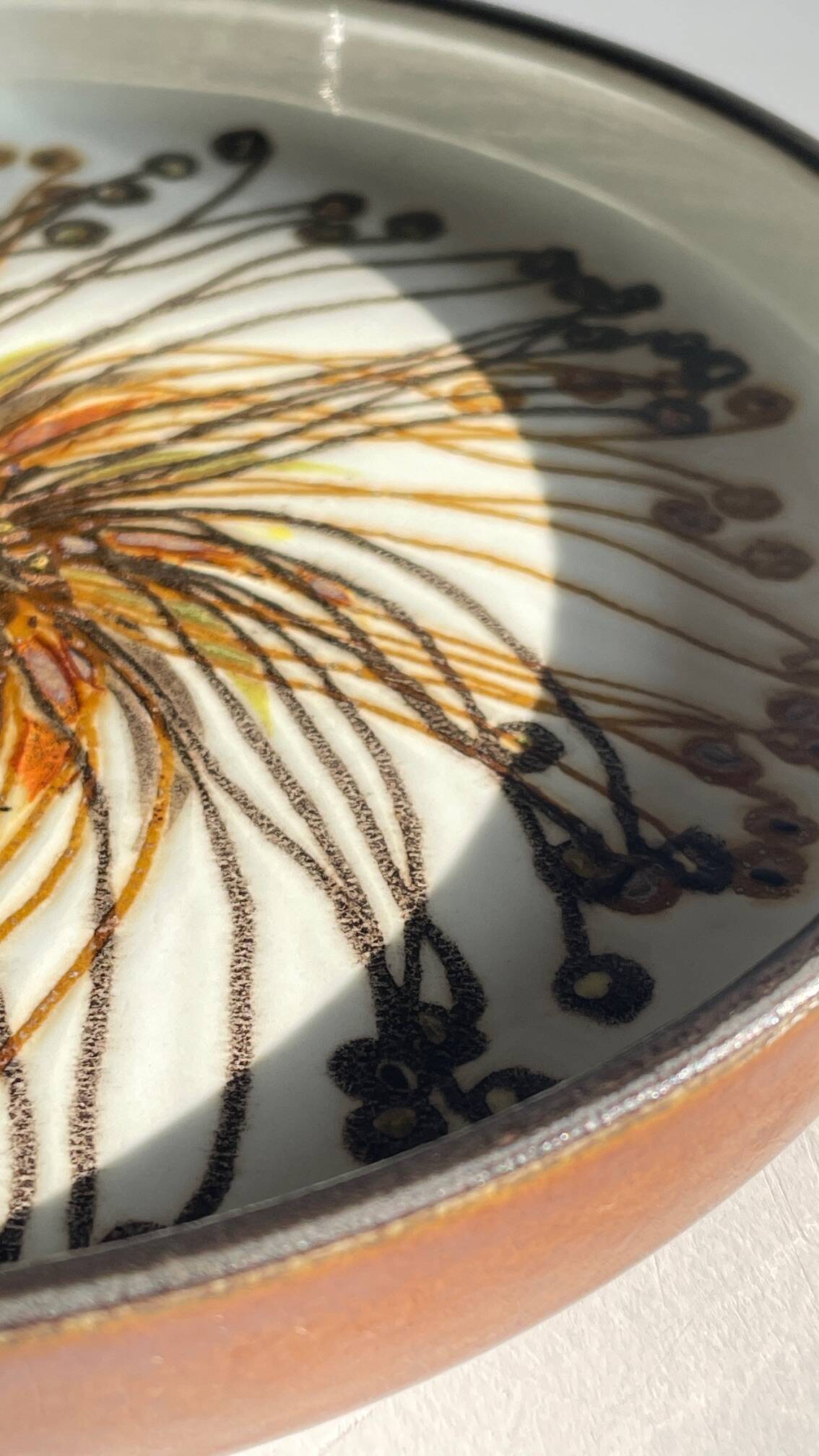 Royal copenhagen ceramic pocket tray by hellen malmer vintage