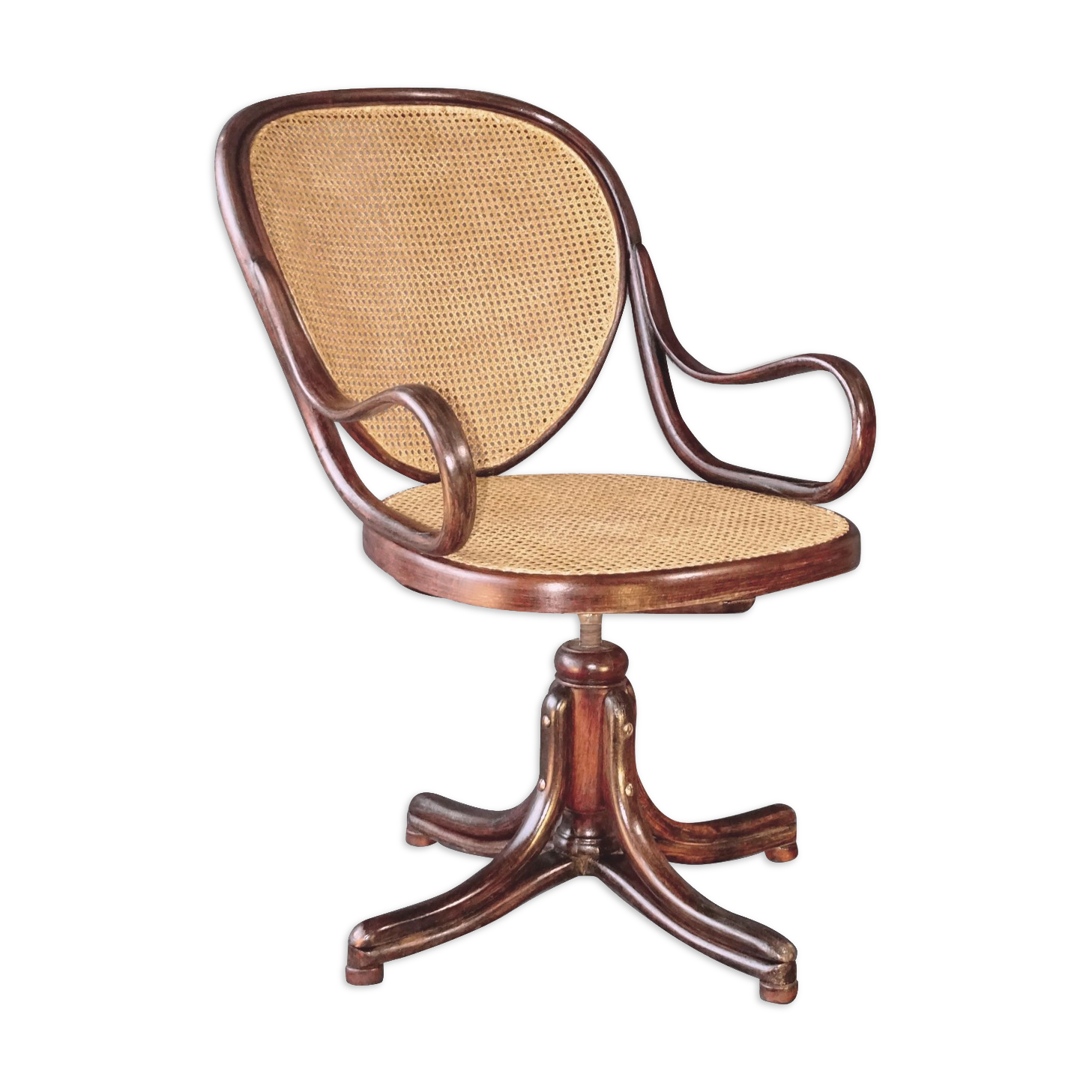 Office screw chair by Thonet 1880