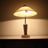 Retro Marble Table Lamp, Kámen Praha, 1950s