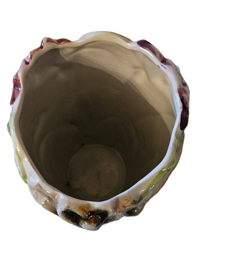 Art Nouveau Iris Vase Saint Clement Earthenware