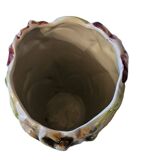 Vase Art Nouveau Iris Faïence de Saint Clément