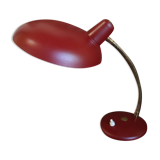 1950 burgundy desk lamp and laition