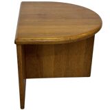 Vintage Side Table In Oak Minimalist 80's Design