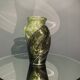 Grand vase en verre coloré vert, signé par Winnowski, Biot, France, années 1990
