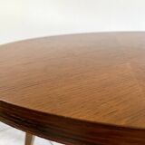 Round coffee table with compass legs 1970