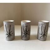 Verres à pastis Henri Cimal galerie Palissy Vallauris