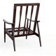 Vintage Scandinavian 1960s boomerang armchair