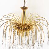 Murano glass teardrop waterfall ceiling lamp