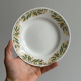 4 ironstone dessert plates