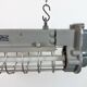 Grey Industrial Hanging Tube Light from Elektrosvit, 1970s