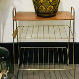 Vintage disc storage console