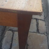 Farm table coffee table with drawers