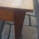 Farm table coffee table with drawers