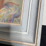 Tableau Albert Genta, femme nue de dos, XXème siècle