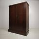 1930s Compactom Gentleman’s Wardrobe Model No. 702 in Brown Oak