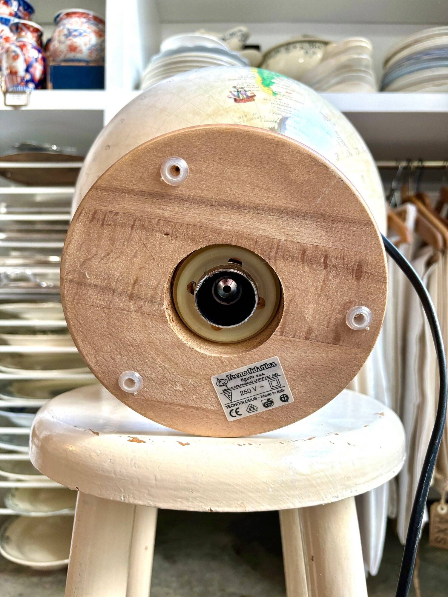 Mappemonde, globe lumineux Tecnodidattica avec loupe