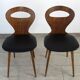 2 chaises Baumann modèle fourmi, années 50-60