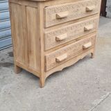 Breton chest of drawers in solid oak