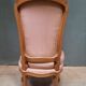 Louis xv style upholstered low chair