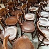 Suite of 23 bistro chairs