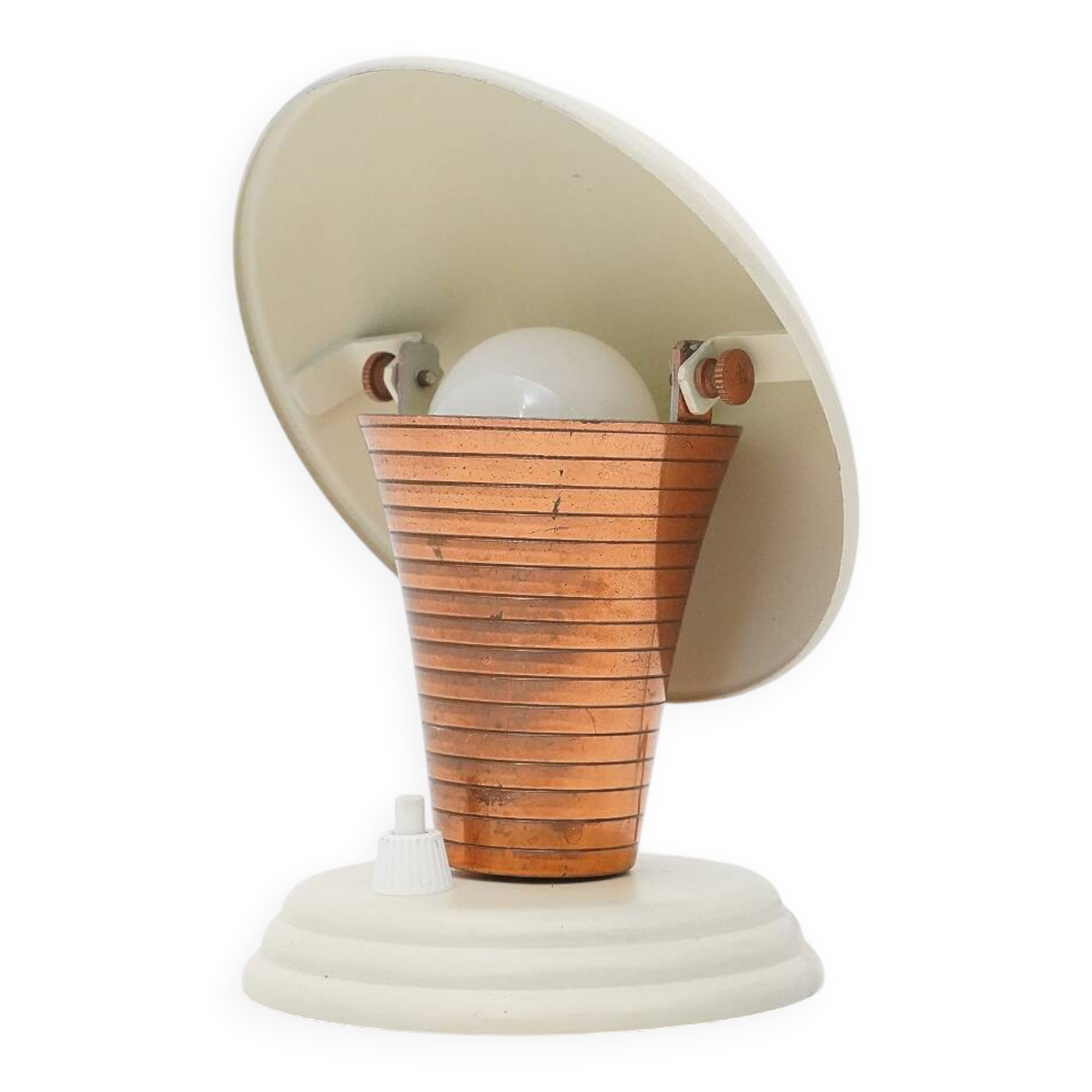 Bedside lamp with adjustable lampshade, 1930s