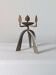 Unique artisanal vintage candlestick from the 1950s.