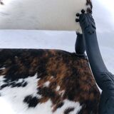 Fauteuil en peau de vache