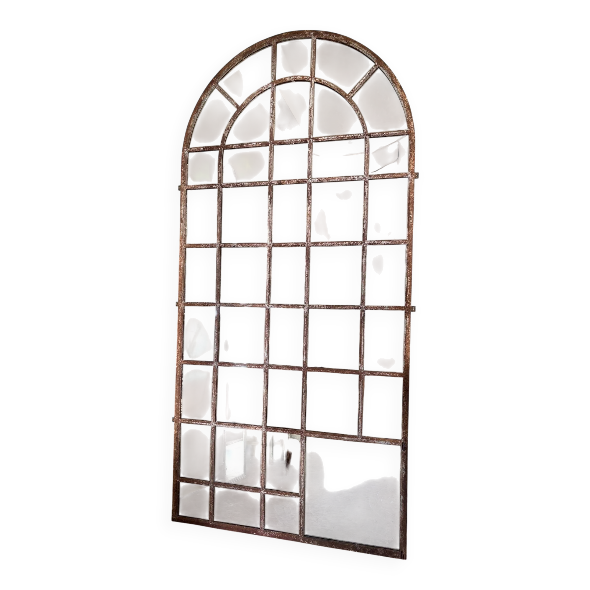 Orangerie mirror in wrought iron ☐ 260 x 130 cm
