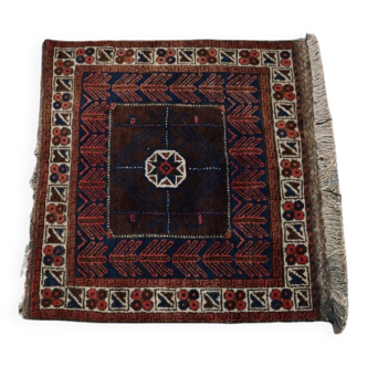Vintage square oriental style rug 76x76 cm