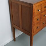Dutch Oak Apothecary / Filing Cabinet, 1930s