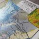Ancienne carte scolaire : France, Nord-est, Hatier Kaeppelin.