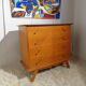Commode vintage des années 50 pieds compas