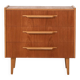 Scandinavian chest of drawers ’50s–’60s in teak and oak