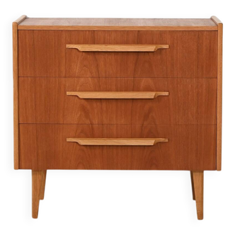 Commode scandinave des années 50-60 en teck et chêne