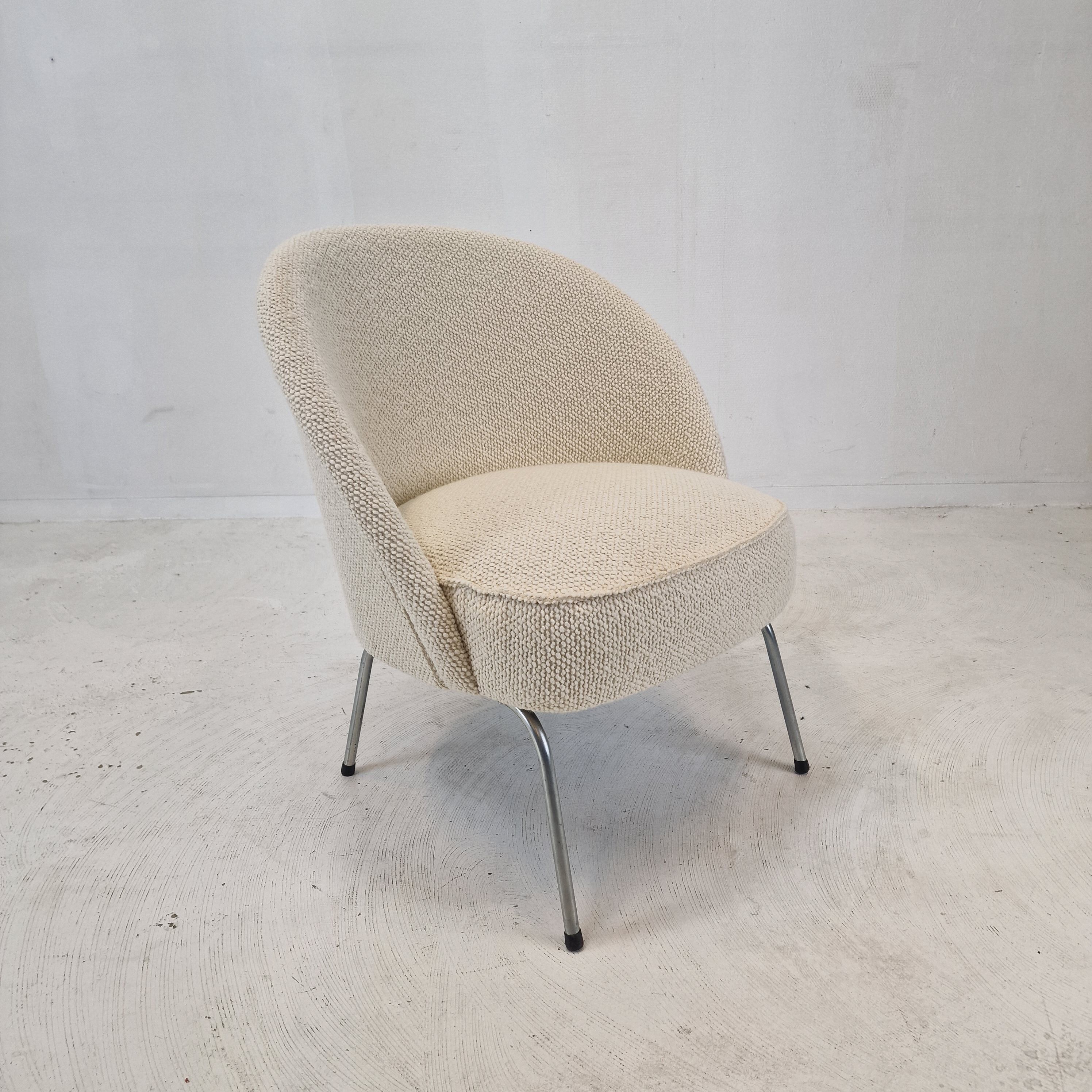 Midcentury dutch cocktail or side chair, 1970s