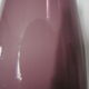 Purple glass vase duo