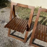 Set of 3 design folding chairs