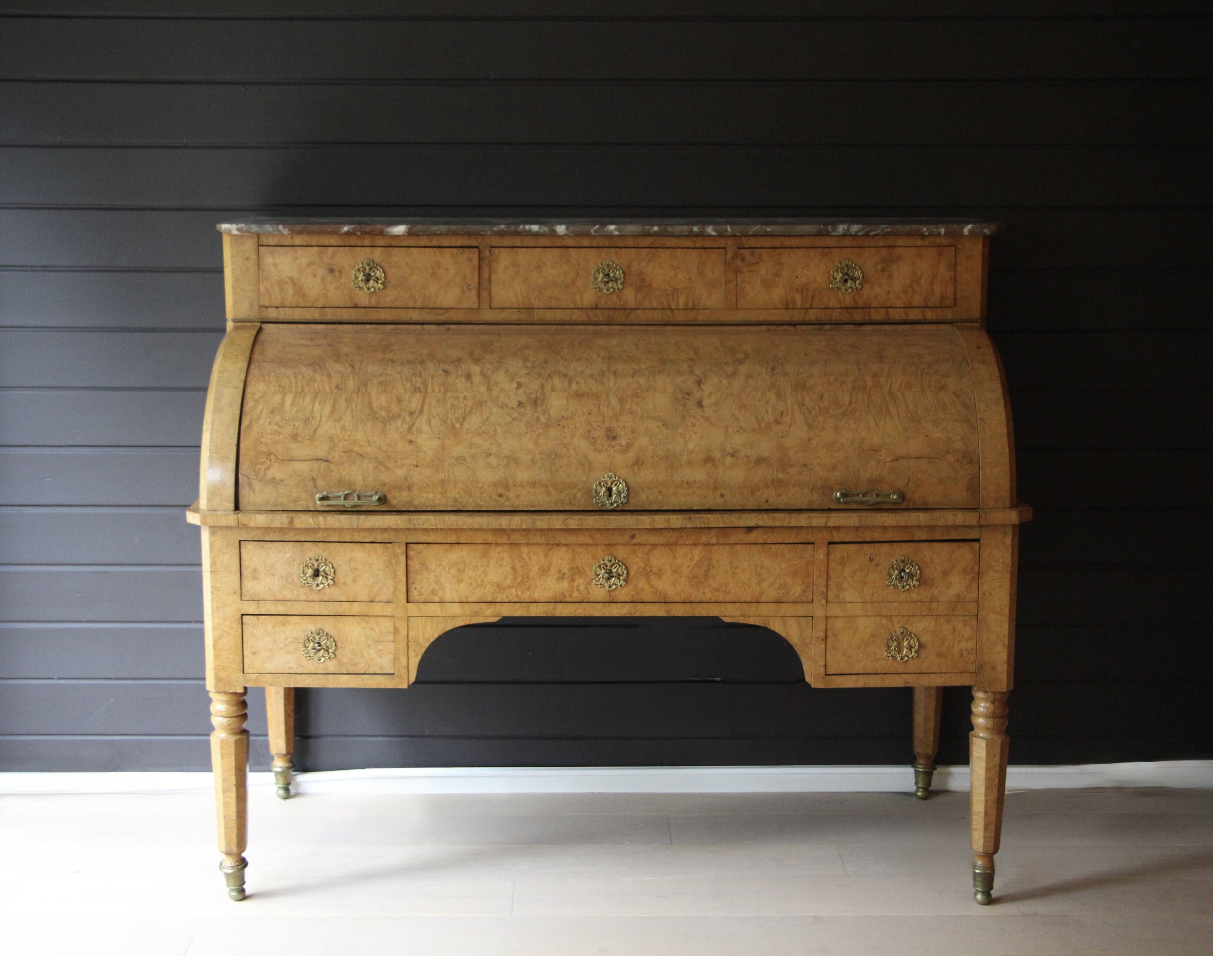 Cylinder desk from the Charles X period