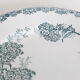 Set of 4 flat plates Terre de Fer, Saint Amand, Daisy