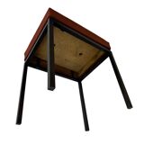 Tabouret / table d'appoint vintage des années 1960 style Pastoe minimaliste