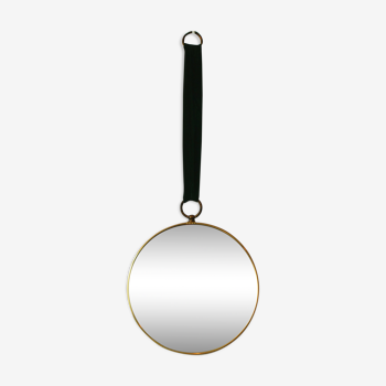 Witch eye round mirror 1950 30cm