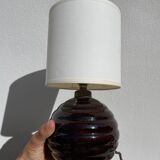 Lampe à poser en céramique émaillée 1960