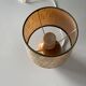 Lampe boule en bois