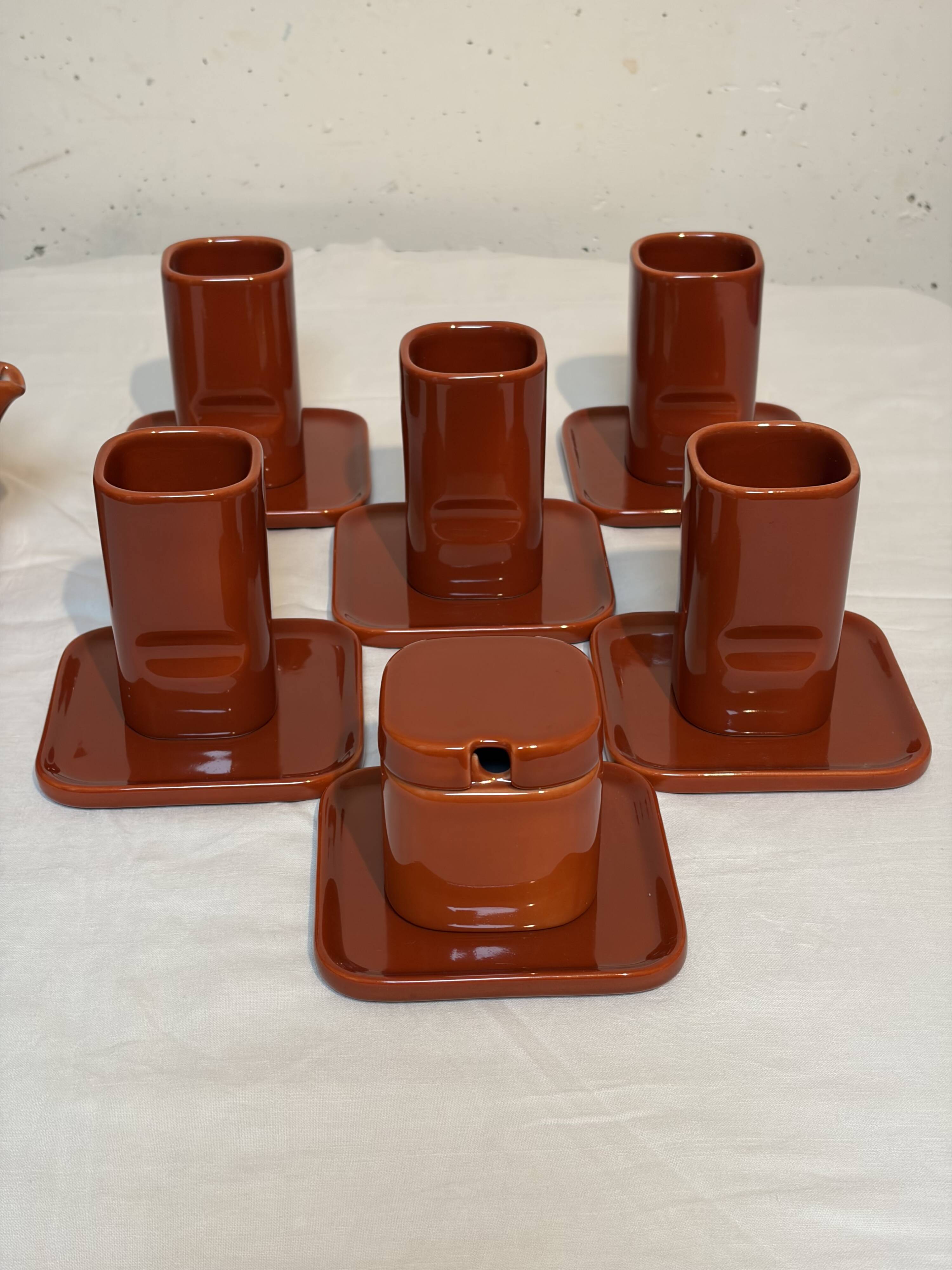 Tea set "Sakura", Makio Hasuike, Franco Pozzi, 1967