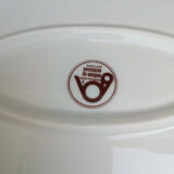 Plat de service ovale Porcelaine de Sologne